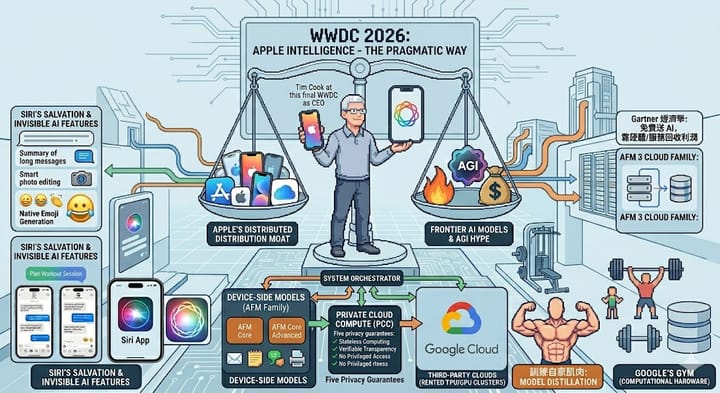 蘋果 AI 是真天才還是老古板？WWDC 2026 內幕、雲端迷思與大蘋果的務實賭局